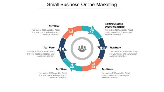 Small Business Online Marketing Ppt PowerPoint Presentation Icon Smartart Cpb