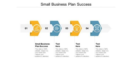 Small Business Plan Success Ppt PowerPoint Presentation Portfolio Information Cpb