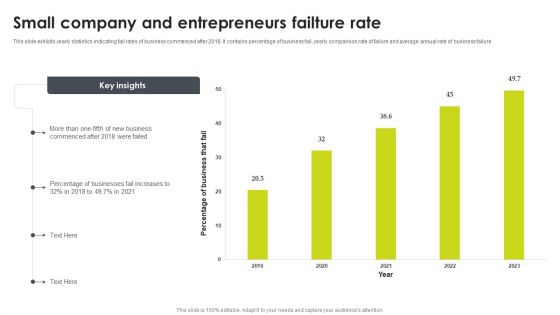 Small Company And Entrepreneurs Failture Rate Summary PDF