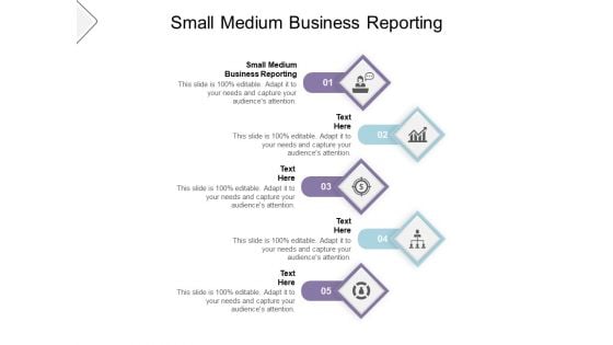 Small Medium Business Reporting Ppt PowerPoint Presentation Outline Example Cpb Pdf