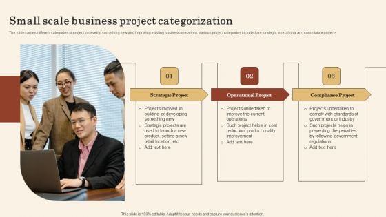 Small Scale Business Project Categorization Mockup PDF