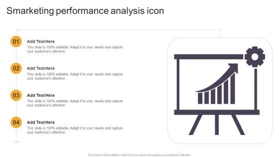 Smarketing Performance Analysis Icon Ppt Styles Ideas PDF