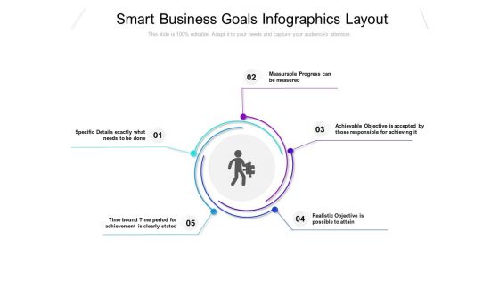 Smart Business Goals Infographics Layout Ppt PowerPoint Presentation Portfolio Microsoft