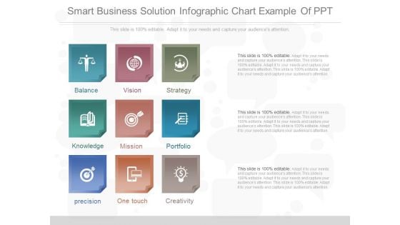 Smart Business Solution Infographic Chart Example Of Ppt