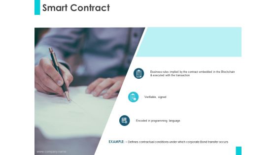 Smart Contract Ppt PowerPoint Presentation Outline Infographic Template