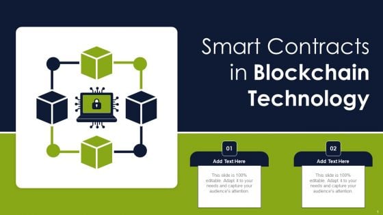 Smart Contracts In Blockchain Technology Ppt PowerPoint Presentation File Diagrams PDF