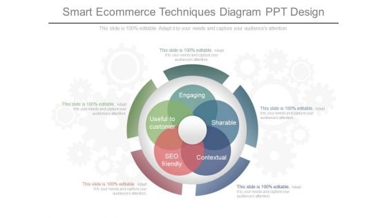 Smart Ecommerce Techniques Diagram Ppt Design Smart Ecommerce Techniques Diagram Ppt Design