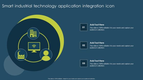Smart Industrial Technology Application Integration Icon Rules PDF