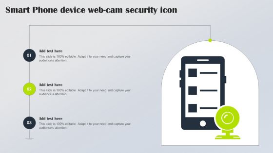 Smart Phone Device Web Cam Security Icon Download PDF