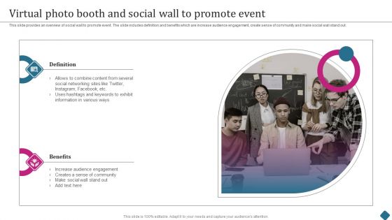 Smart Phone Launch Event Management Tasks Virtual Photo Booth And Social Wall To Promote Event Rules PDF