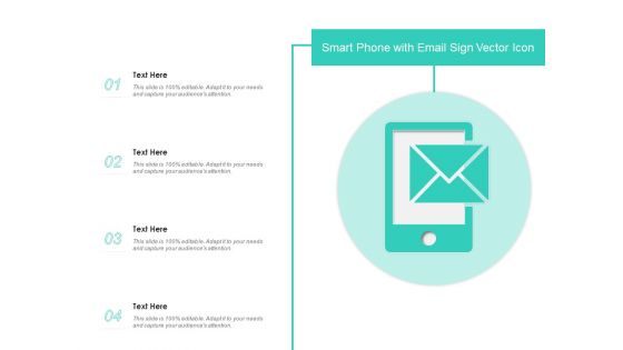 Smart Phone With Email Sign Vector Icon Ppt PowerPoint Presentation Infographic Template Show PDF