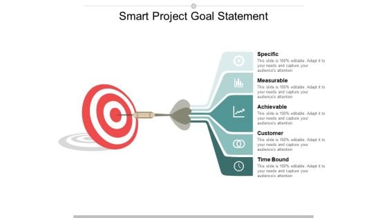 Smart Project Goal Statement Ppt PowerPoint Presentation Ideas Tips