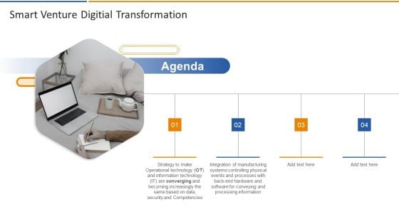 Smart Venture Digitial Transformation Agrenda Ppt PowerPoint Presentation File Elements PDF