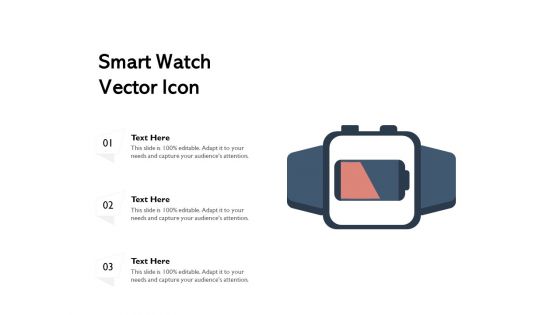 Smart Watch Vector Icon Ppt PowerPoint Presentation File Brochure PDF