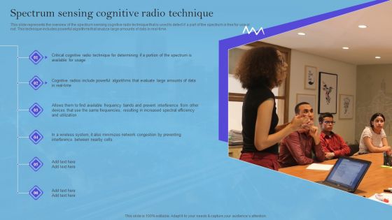 Smart Wireless Sensor Networks Spectrum Sensing Cognitive Radio Technique Diagrams PDF