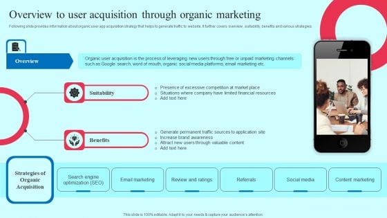 Smartphone Application User Acquisition Techniques Overview To User Acquisition Through Organic Marketing Formats PDF