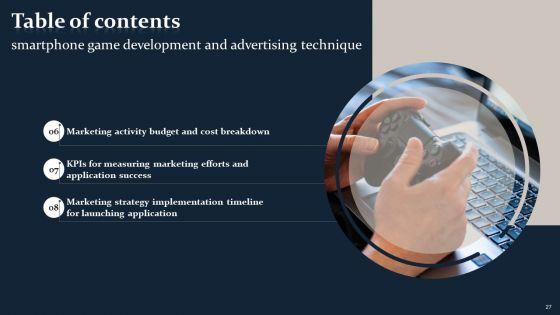 Smartphone Game Development And Advertising Technique Ppt PowerPoint Presentation Complete Deck With Slides