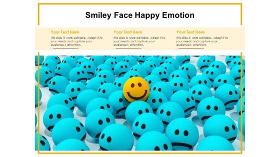 Smiley Face Happy Emotion Ppt PowerPoint Presentation File Example Introduction PDF