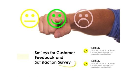 Smileys For Customer Feedback And Satisfaction Survey Ppt PowerPoint Presentation Layouts Files PDF