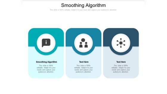 Smoothing Algorithm Ppt PowerPoint Presentation Layouts Portrait Cpb Pdf