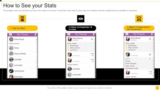 Snapchat Capital Investment Elevator Pitch Deck How To See Your Stats Graphics Pdf