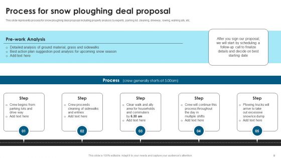 Snow Ploughing Deal Proposal Ppt PowerPoint Presentation Complete Deck With Slides