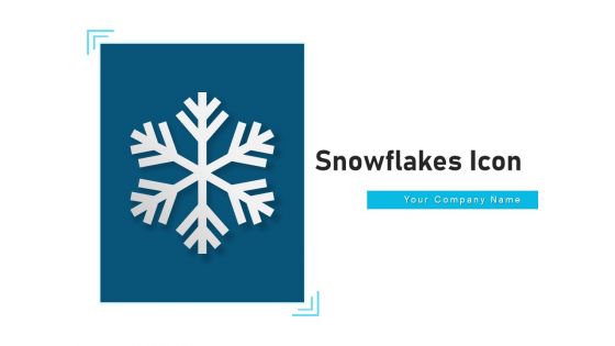 Snowflakes Icon Cloud Circle Ppt PowerPoint Presentation Complete Deck