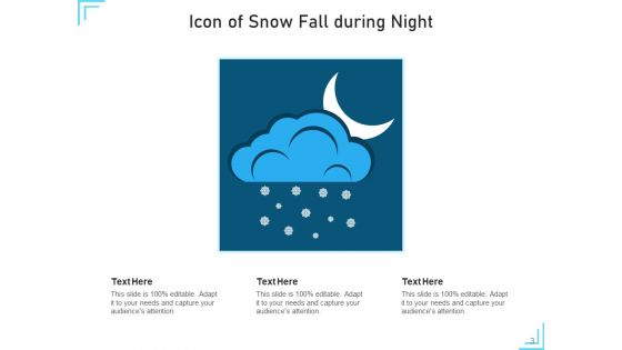 Snowflakes Icon Cloud Circle Ppt PowerPoint Presentation Complete Deck