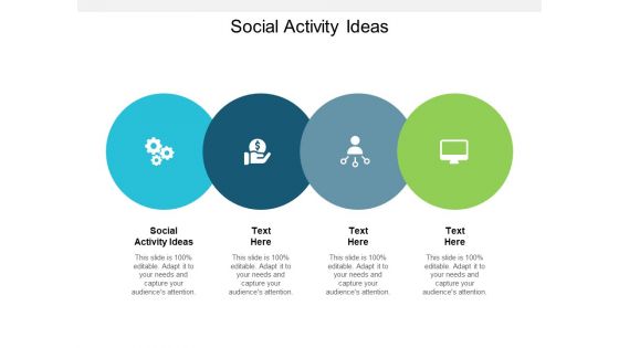 Social Activity Ideas Ppt PowerPoint Presentation Outline Influencers