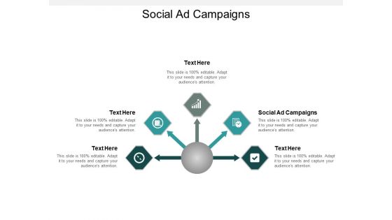 Social Ad Campaigns Ppt PowerPoint Presentation Outline Template Cpb