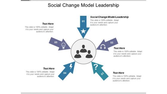 Social Change Model Leadership Ppt PowerPoint Presentation Professional Grid