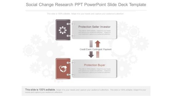 Social Change Research Ppt Powerpoint Slide Deck Template