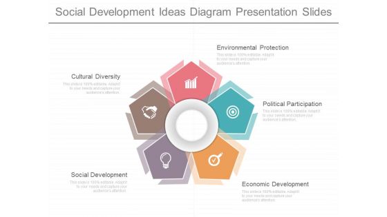 Social Development Ideas Diagram Presentation Slides