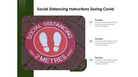 Social Distancing Instructions During Covid Ppt PowerPoint Presentation Outline Graphics Download PDF