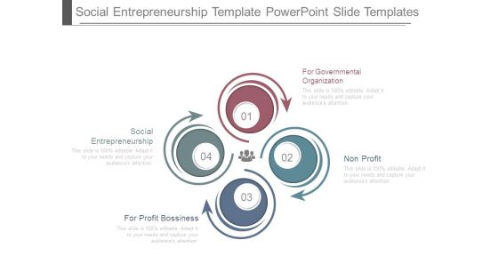 Social Entrepreneurship Template Powerpoint Slide Templates