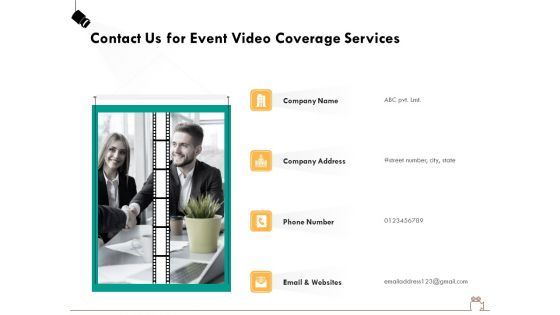 Social Gathering Movie Making Contact Us For Event Video Coverage Services Guidelines PDF