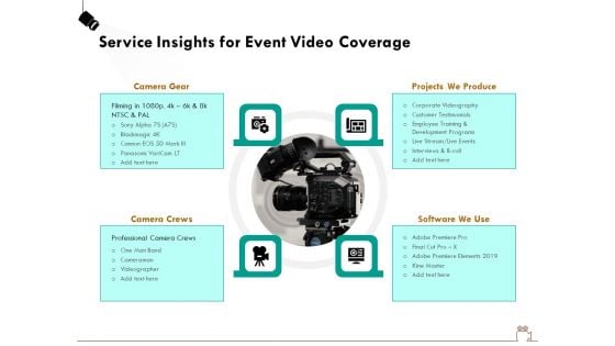 Social Gathering Movie Making Service Insights For Event Video Coverage Ppt Outline Topics PDF