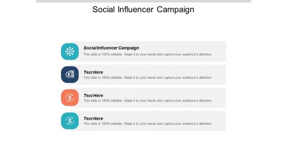 Social Influencer Campaign Ppt PowerPoint Presentation Professional Elements Cpb Social Influencer Campaign Ppt PowerPoint Presentation Professional Elements Cpb