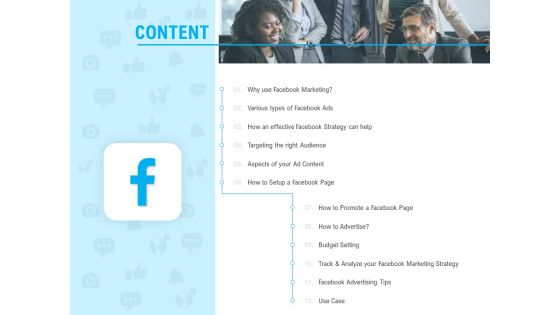 Social Media Advertisement Content Ppt File Outline PDF