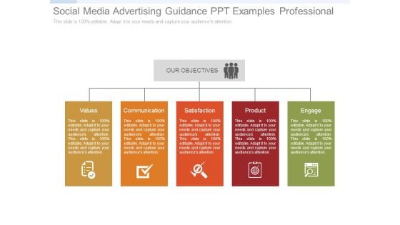 Social Media Advertising Guidance Ppt Examples Professional