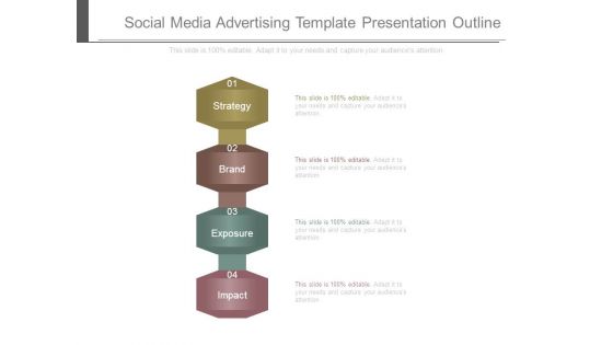 Social Media Advertising Template Presentation Outline