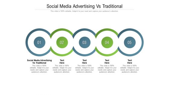Social Media Advertising Vs Traditional Ppt PowerPoint Presentation Icon Example Cpb Pdf