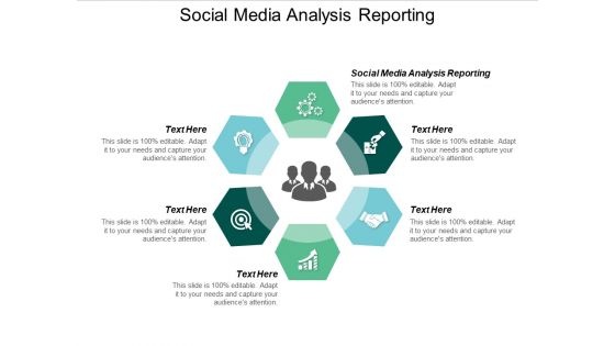 Social Media Analysis Reporting Ppt PowerPoint Presentation Slides Information Cpb