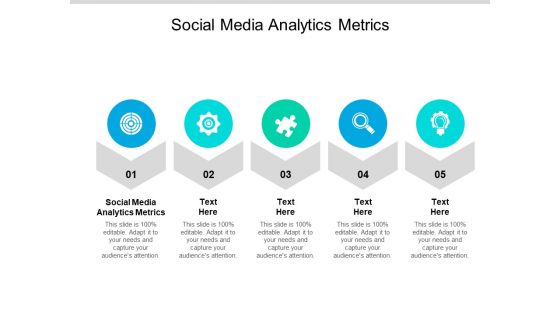 Social Media Analytics Metrics Ppt PowerPoint Presentation Layouts Graphic Images Cpb