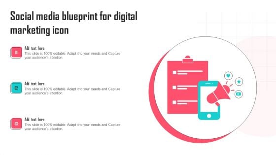 Social Media Blueprint For Digital Marketing Icon Guidelines PDF