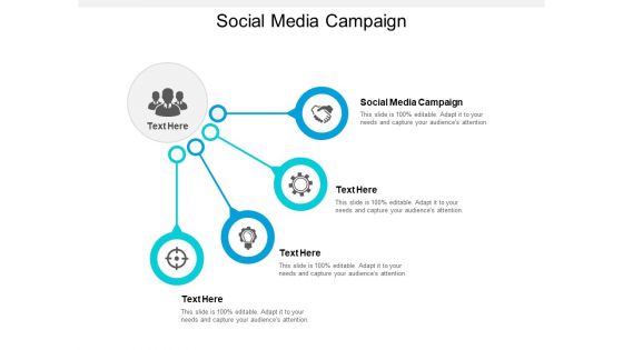 Social Media Campaign Ppt Powerpoint Presentation Portfolio Layout Cpb