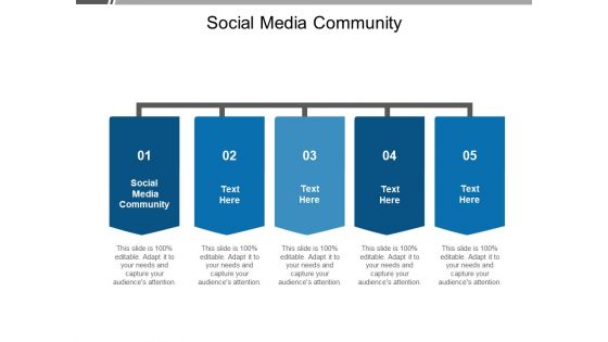 Social Media Community Ppt PowerPoint Presentation Gallery Templates Cpb