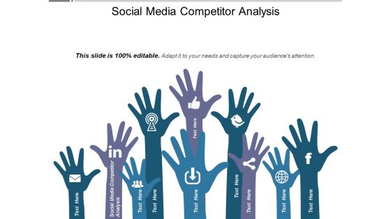 Social Media Competitor Analysis Ppt PowerPoint Presentation Professional Maker