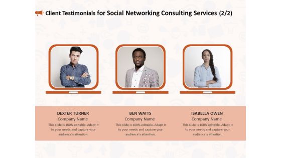 Social Media Consultancy Client Testimonials For Social Networking Consulting Services Company Rules PDF Social Media Consultancy Client Testimonials For Social Networking Consulting Services Company Rules PDF