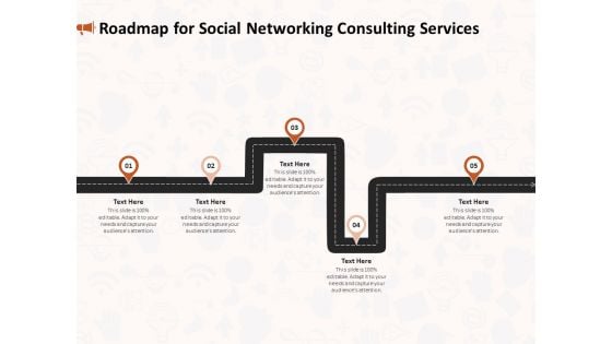 Social Media Consultancy Roadmap For Social Networking Consulting Services Brochure PDF Social Media Consultancy Roadmap For Social Networking Consulting Services Brochure PDF